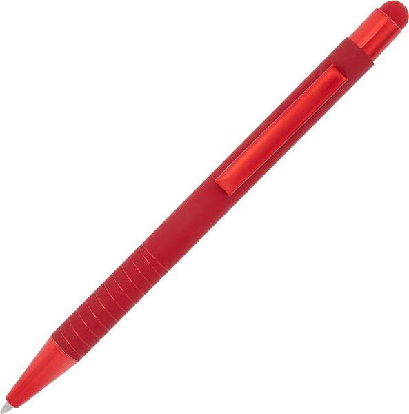 Długopis metalowy touch pen ANGELO - czerwony