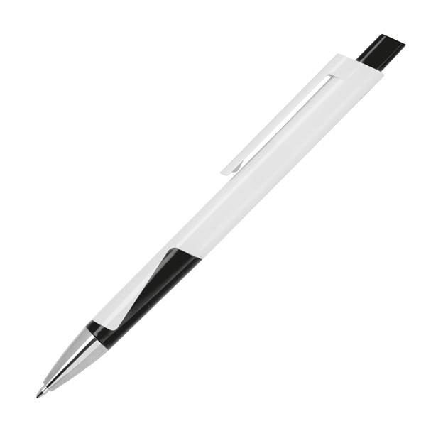 Długopis plastikowy ABS z recyklingu MAJA - czarny