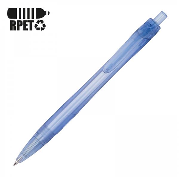 Długopis plastikowy rPET WIKTORIA - jasnoniebieski