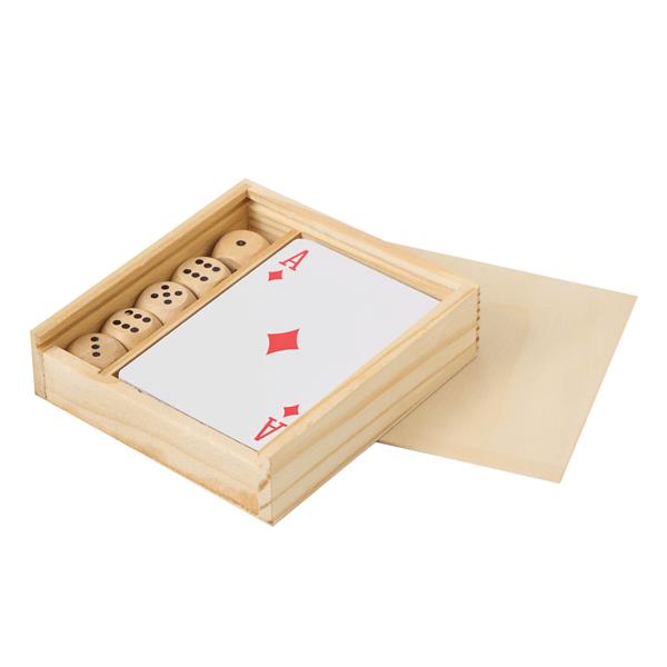 EVERGAME - Zestaw gier. - brązowy