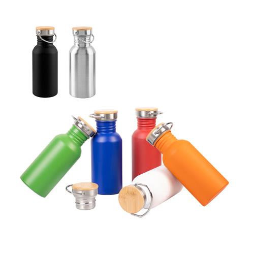 EWING. Butelka ze stali nierdzewnej z pojedynczą ścianką (90% z recyklingu)