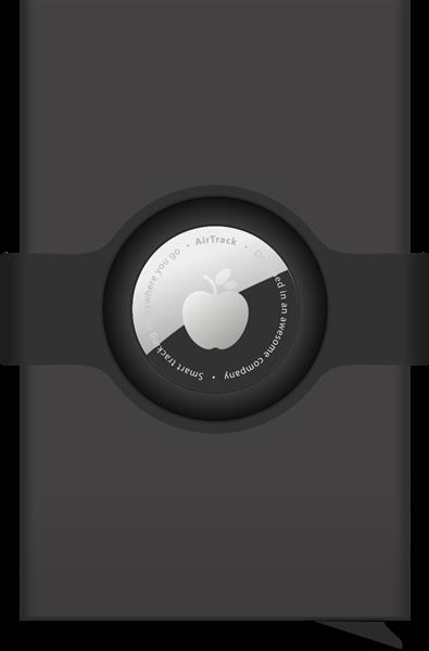 Etui na karty kredytowe RFID z uchwytem na Airtag 216310801 - czarny