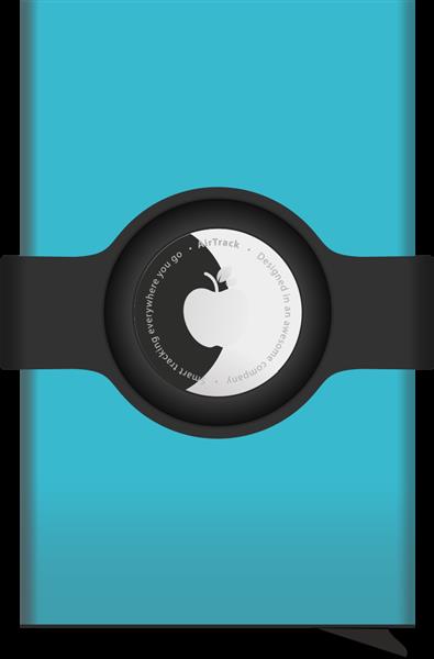 Etui na karty kredytowe RFID z uchwytem na Airtag 216310812 - niebieski