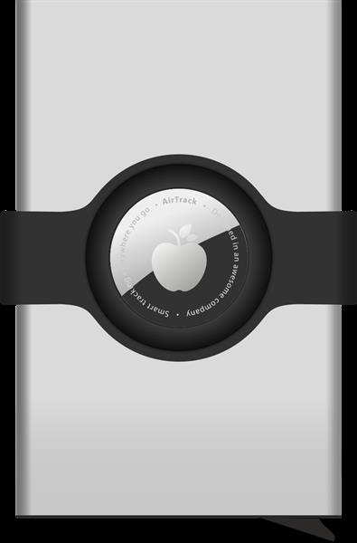 Etui na karty kredytowe RFID z uchwytem na Airtag 216310840 - srebrny