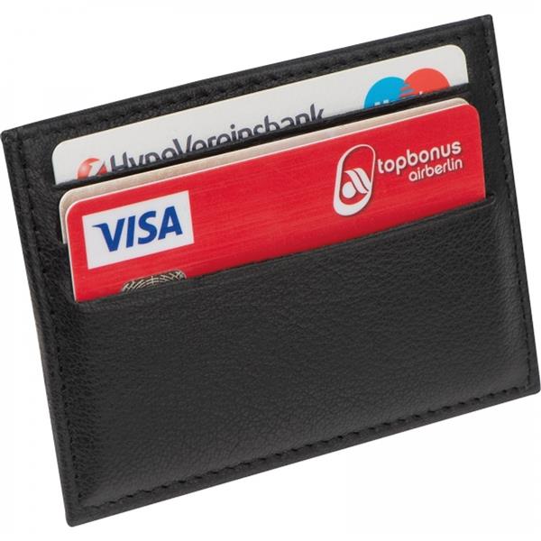 Etui na karty z ochroną RFID ISMAEL - czarny