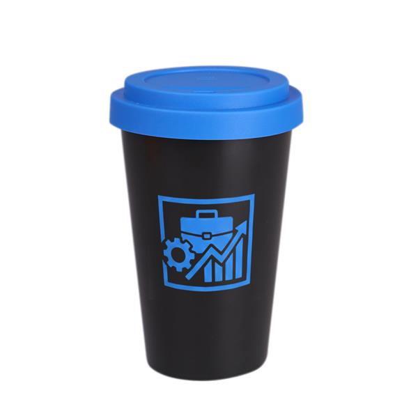 Freedom Classic 280ml satin black/niebieski