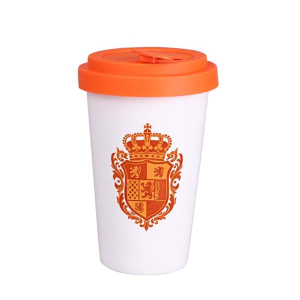 Freedom Lock 280ml biały/pomarańczowy