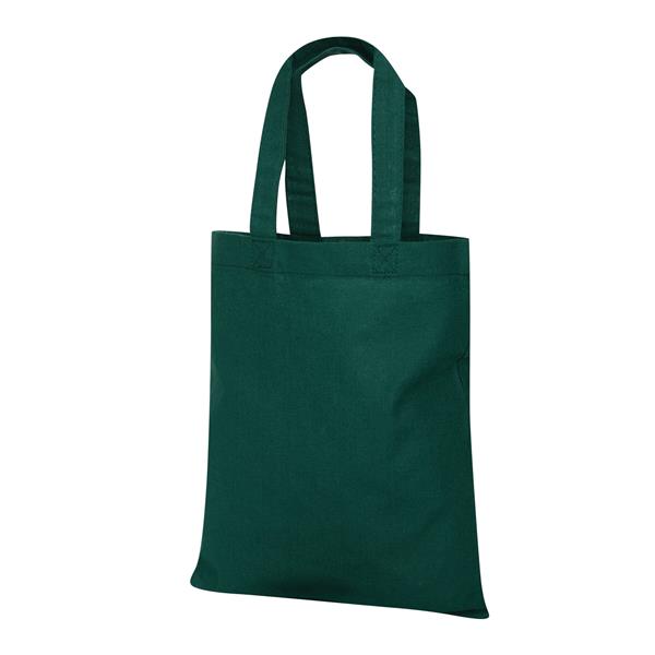 GAYA - Mała torba bawełniana, - ciemnozielony