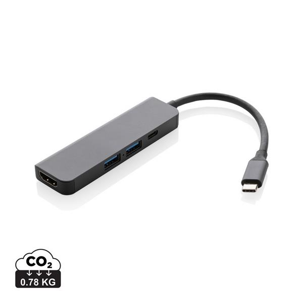 Hub USB 3.0 i USB typu C Terra, wejście HDMI 4K, RABS - P308.652