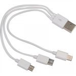 Kabel do ładowania 3w1 BRITTANY - czarny