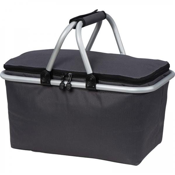 Kosz na zakupy termiczny JULIET - ciemnoszary