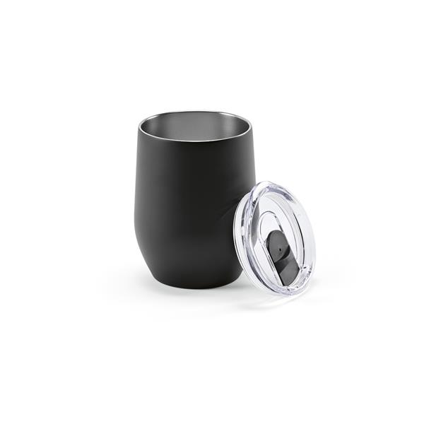 Kubek podrózny Tigris z recyklingowanej stali nierdzewnej 380 ml