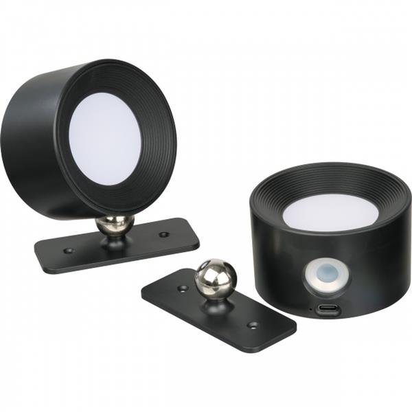 Lampy ścienne 2 szt. CrisMa HEDWIG - czarny