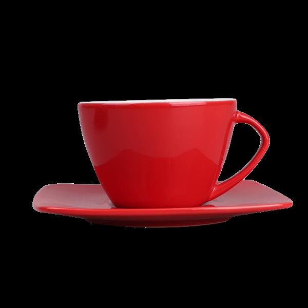 Luna Set 220ml czerwony/biały