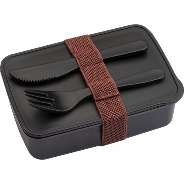 Lunch box ze sztućcami 600 ml VIGO