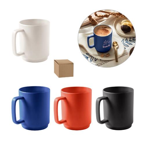 MIGHTY. Ceramiczny kubek z cylindrycznym korpusem 330 mL