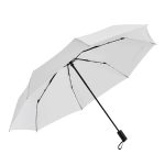 MISTRAL - Automatyczny, wiatroodporny, kieszonkowy parasol. - biały