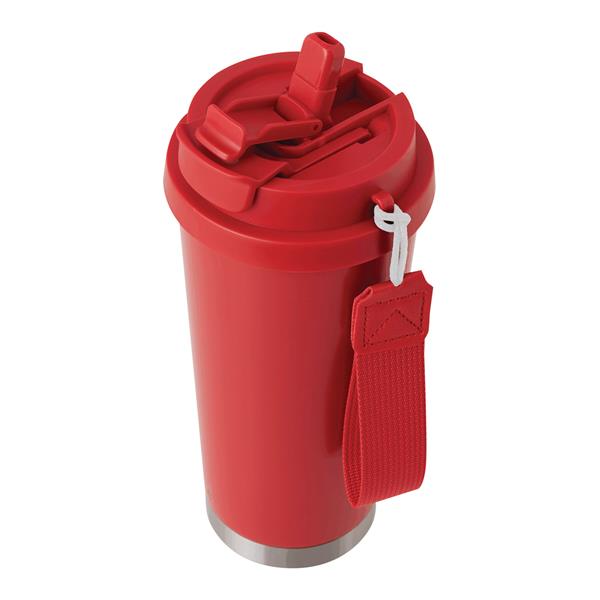 MUG2GO - Butelka termiczna z podwójną izolacją. - czerwony