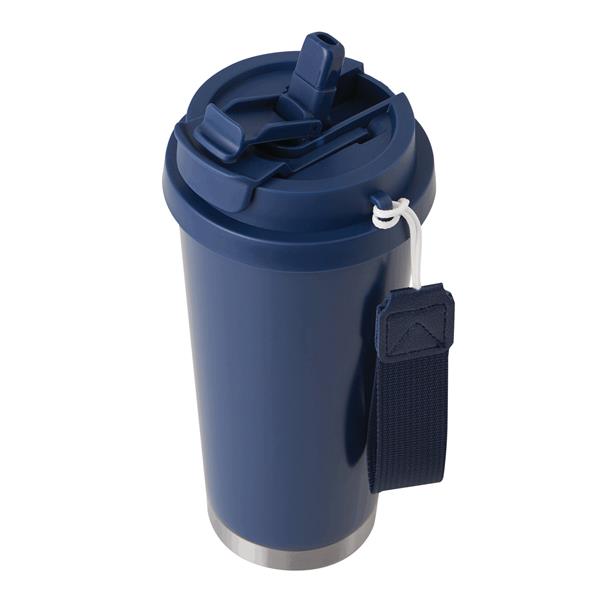 MUG2GO - Butelka termiczna z podwójną izolacją. - granatowy