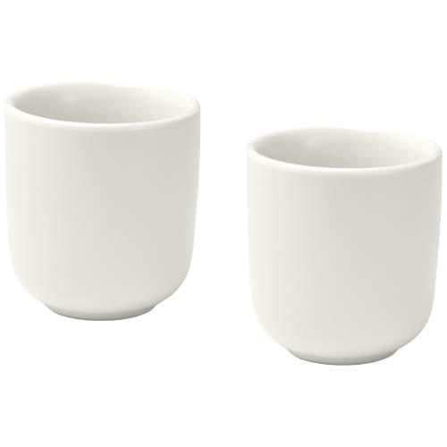 Male filiżanki ceramiczne do espresso o pojemności 90 ml - zestaw 2 sztuk
