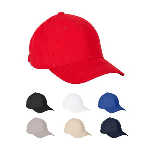 NATHAN. Czapka z 100% bawełny (260 g/m2) z 6 panelami