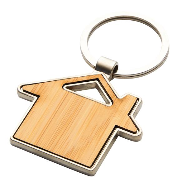 NEW HOME - Brelok. - brązowy, srebrny