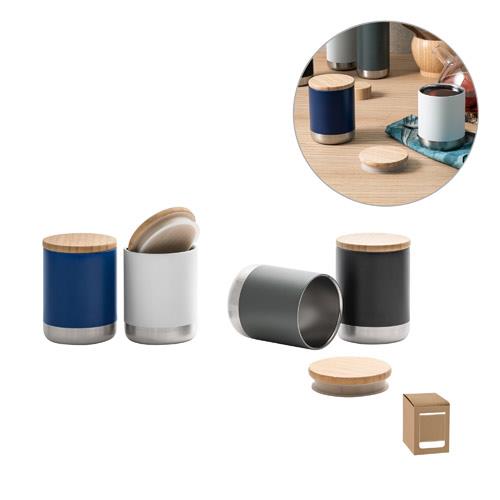 NORRE TUMBLER. Kubek wykonany ze stali nierdzewnej (36% z recyklingu) o podwójnych ściankach 370 ml