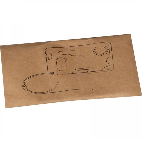 Narzędzie wielofunkcyjne karta survivalowa BENNO - czarny