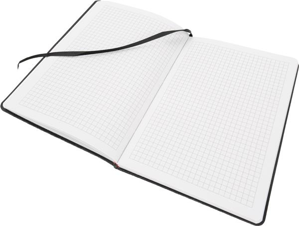 Notatnik A5 w kratkę ARCHIE - szary