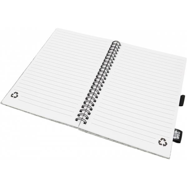 Notatnik A5 w linie BRENDA - szary