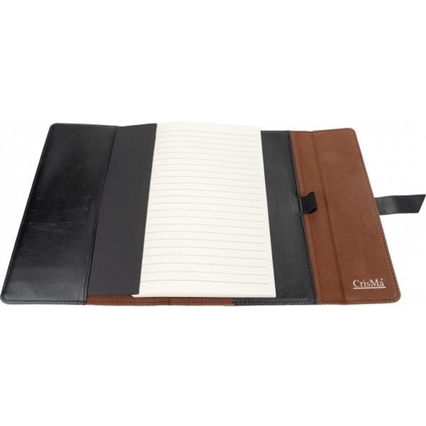 Notatnik A5 w linie CrisMa EDNA - czarny