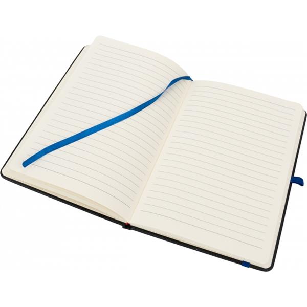 Notatnik A5 w linie SILKE - niebieski