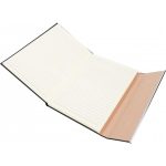 Notatnik A5 w linie soft touch BENJAMIN - czarny