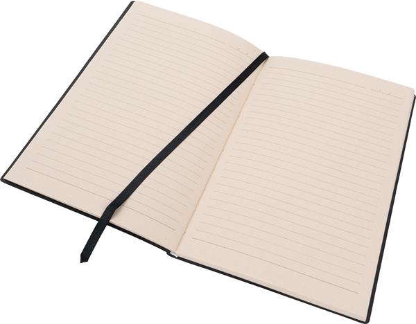 Notatnik A5 w linie z trzciny cukrowej STANLEY - czarny