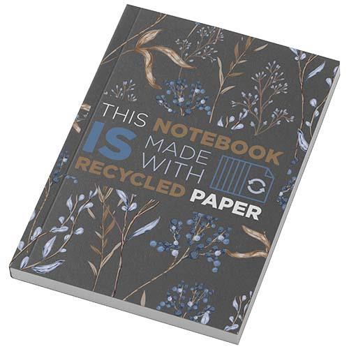 Notatnik A6 Novella Austen z miękkiej okładki z materiału z recyklingu, 100 kartek