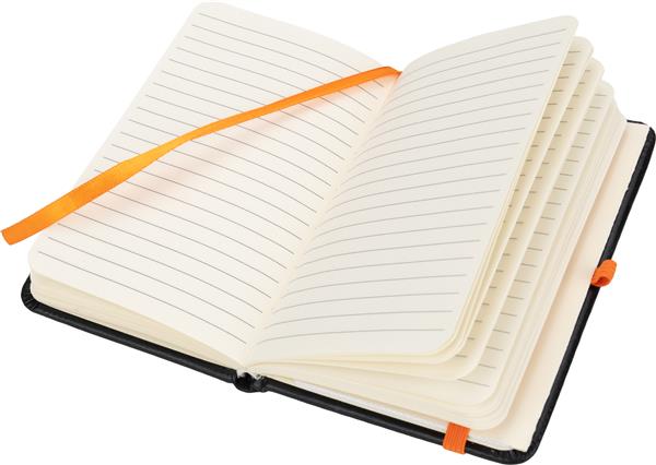 Notatnik A6 w linie ALEX - pomarańczowy