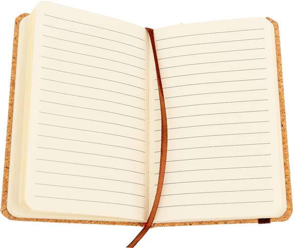 Notatnik A6 w linie MELVIN - beżowy