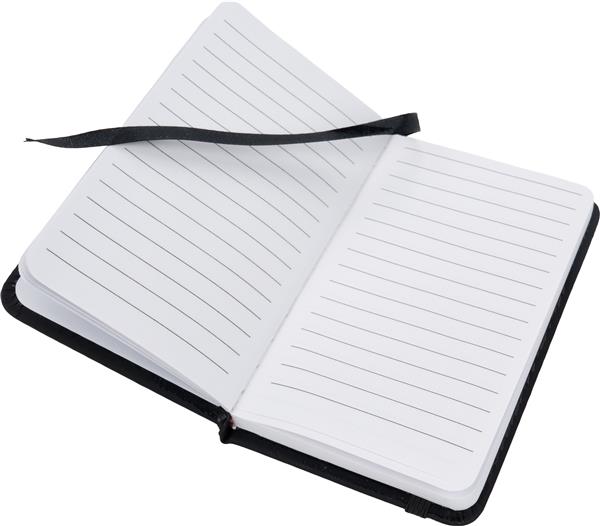 Notatnik A6 w linie ROMANA - czarny