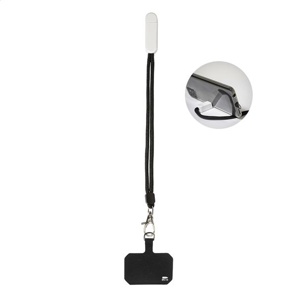 Opaska na nadgarstek z uchwytem na telefon komórkowy RPET CuffStand