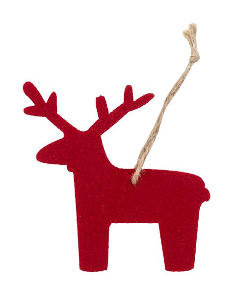 Ozdoba choinkowa RPET, renifer Joulox