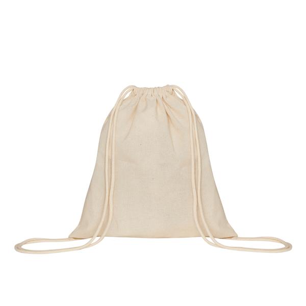 PONDA - Plecak-worek. - beżowy