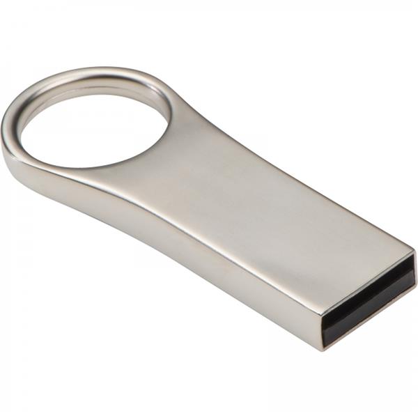 Pendrive metalowy 8GB 2.0 ROSEMARIE - szary