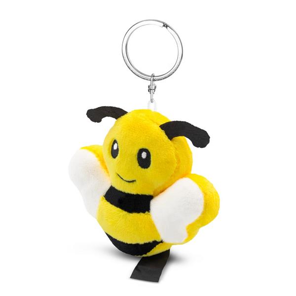 Pluszowa pszczoła RPET, brelok | Miro - HE851-08
