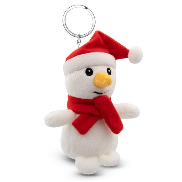 Pluszowy bałwanek, brelok | Anatols - HE862-52