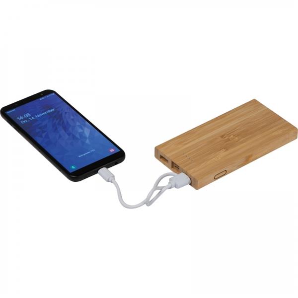 Power bank 8000 mAh SAMANTHA - beżowy