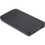 Power bank z ABS z recyklingu 10000 mAh PRESTON - czarny