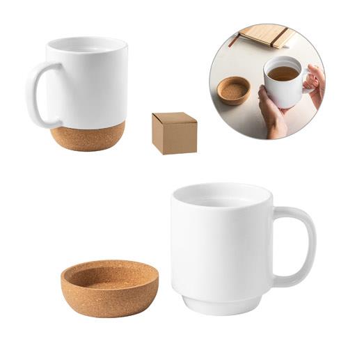 RORY SUB. Ceramiczny kubek z powłoką sublimacyjną 390 ml