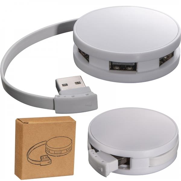 Rozgałęźnik USB SUSAN - biały