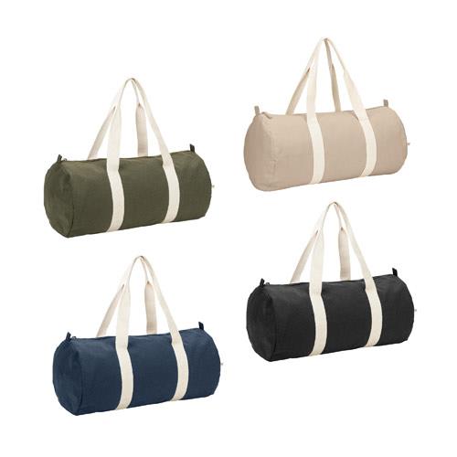 SAINT SPORT. Torba sportowa z bawełny z recyklingu i poliestru z recyklingu (380 g/m2)