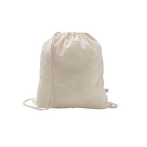 SALAMANCA. Torba na plecak wykonana w recyklingowanej bawełny (70%) i w poliestru (30% rPET) (150 g/m2)